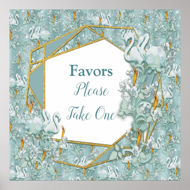 Weiche Pastelltöne, grün Poster (Vorne)