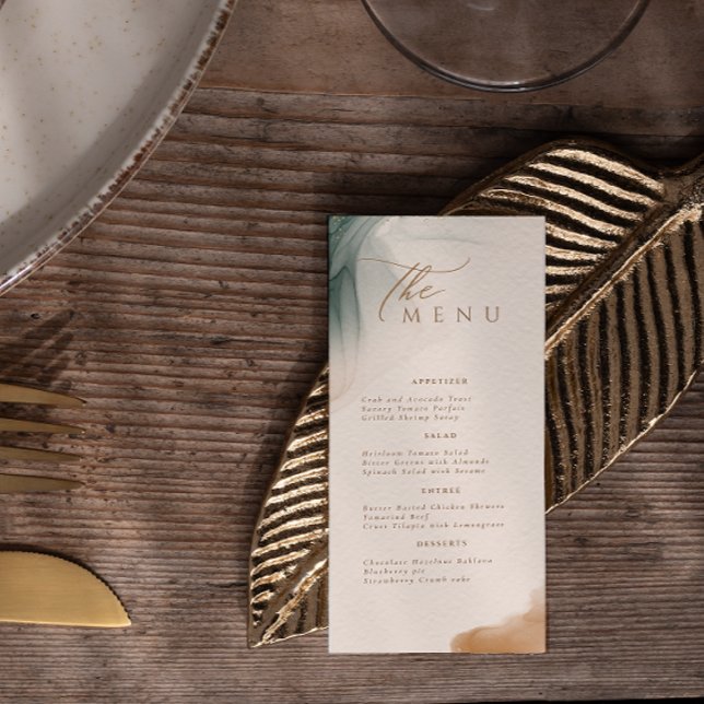 Weiche Pastellverheiratung Menükarte (Von Creator hochgeladen)