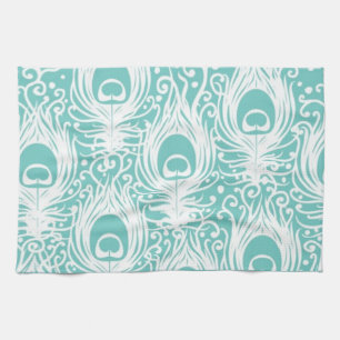 Weiche Pfaufedern Handtuch