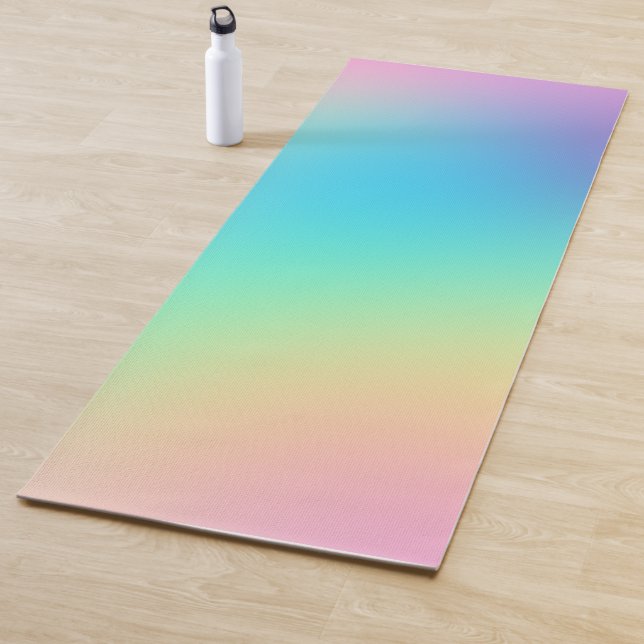 Weiche Prismatische Pastelle Gradient Yogamatte (Beispiel)
