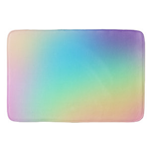 Weiche Prismatische Regenbogenglühung Badematte