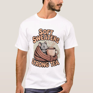 Weiche Pullover kräftiger Tee Gemütlicher Herbst