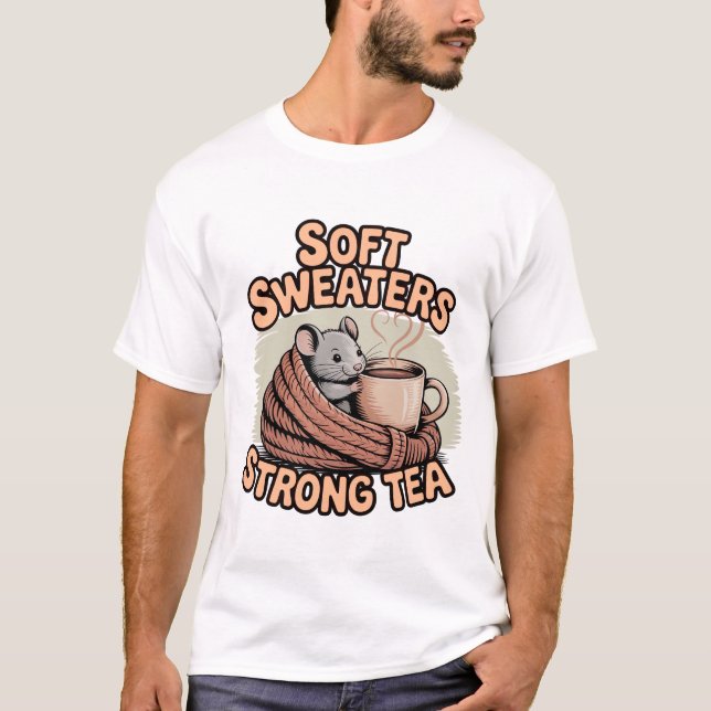 Weiche Pullover kräftiger Tee Gemütlicher Herbst (Vorderseite)
