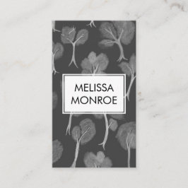 Weiche Rauchbäume Natur Abstrakte mystische Magie Visitenkarte