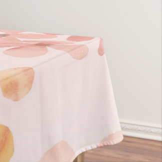 Weiche rosa Blumenblüten-Tischdecke Tischdecke
