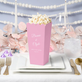 Weiche rosa Geschenkbox für stilvolle Hochzeitsges Geschenkschachtel