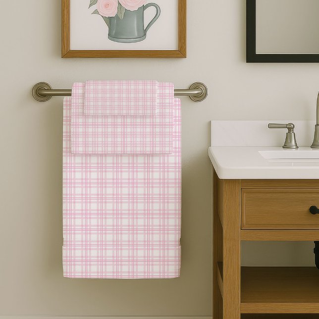Weiche rosa Handtücher – Eleganter Touch für jedes (Soft Pink Towels – Elegant Touch for Any Bath)
