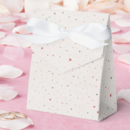 Weiche rosa Herzen Favor Box Geschenkschachtel