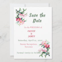 Weiche rosa Pfingstrose und Eukalyptus-Blumen