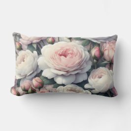 Weiche rosa Pfingstrosen-Blumen-Wurfkissen Lendenkissen