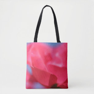 Weiche rosa Rose und Himmel-Tasche