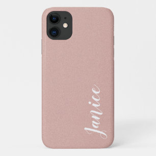 Weiche, rosa Sandtextur hinzufügen Case-Mate iPhone Hülle