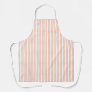 Weiche Rosa Streifen Schürze