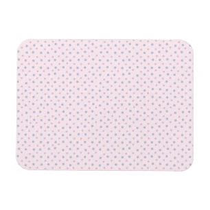 Weiche rosa und blaue Mikropunkte Magnet