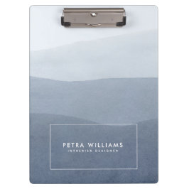 Weiche Ruhe Grau Abstrakte Landschaft Klemmbrett