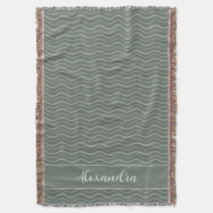 Weiche Salbei-Nautikwellen Küsten-Homedekoration Decke