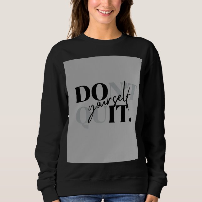 Weiche schwarze Ästhetik-T-Shirts für Mädchen Sweatshirt (Vorderseite)