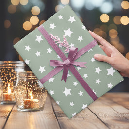 Weiche Seite mit Sternmuster Geschenkpapier