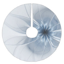 Weiche und zarte blaue Fraktal Fantasie Blume