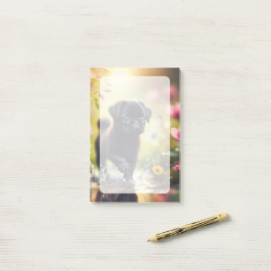 Weiche verspielte Hunde-Notizblock - Post-it® Not Post-it Klebezettel