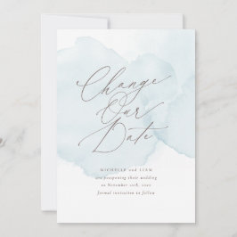 Weiche Wasserfarbe Wash Verzögerung Ändern Sie das Ankündigung