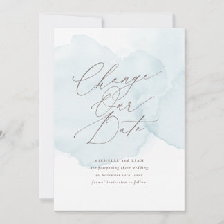 Weiche Wasserfarbe Wash Verzögerung Ändern Sie das Ankündigung