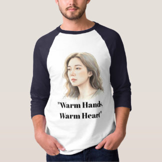 Weiche Wasserfarben-Frauenporträt - Künstlerisches T-Shirt