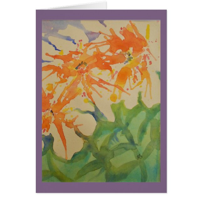 Weiche Watercolor-Blumen (Vorne)