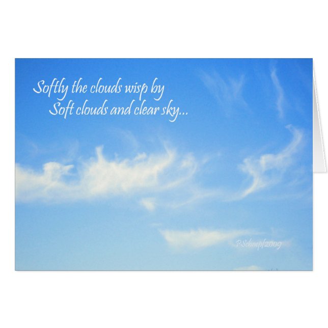 Weiche Wolken… (Vorderseite (Horizontal))