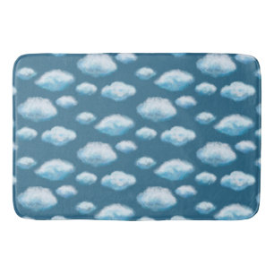 Weiche Wolken Badematte