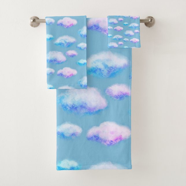 Weiche Wolken Badhandtuch Set (Insitu)