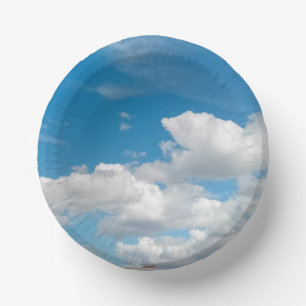 Weiche Wolken Pappteller