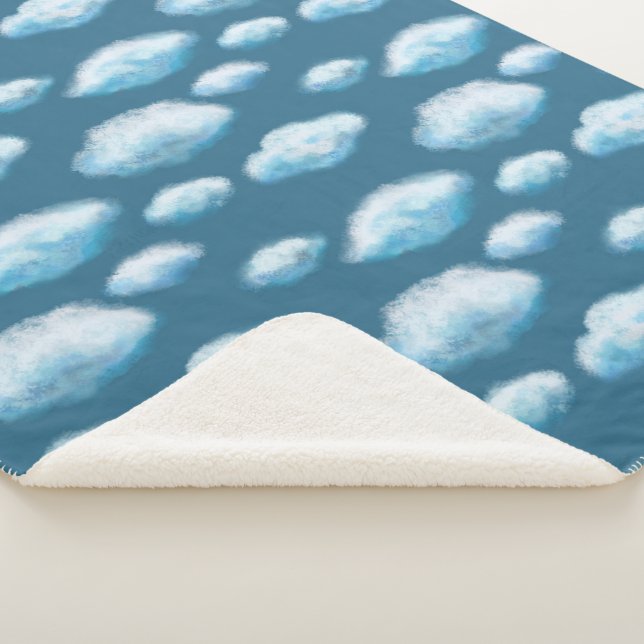 Weiche Wolken Sherpadecke (3/4)