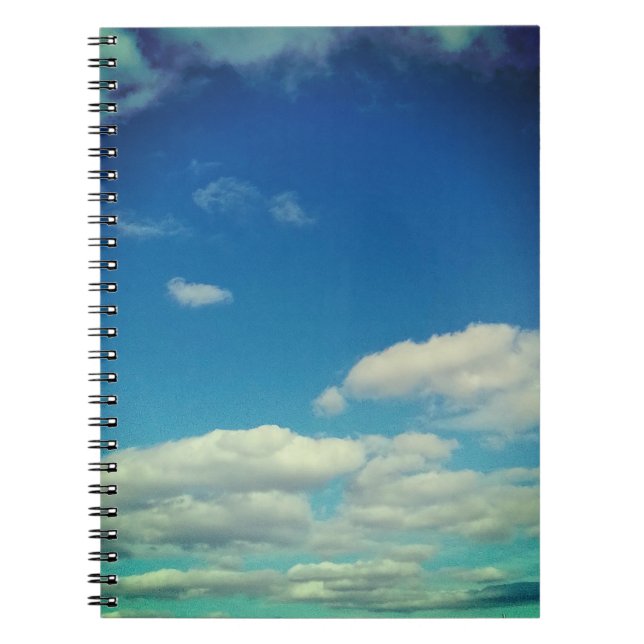 Weiche Wolkenschichten Notizblock (Vorderseite)