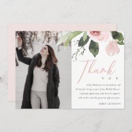 WEICHEN PINK BLUSH ROSE BRAUTPARTY DANKE IHNEN FOT EINLADUNG