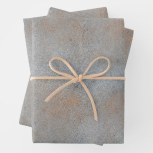 Weicher Betonpfosten mit Clay-Bild Geschenkpapier Set