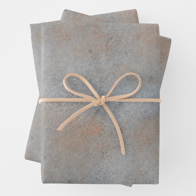 Weicher Betonpfosten mit Clay-Bild Geschenkpapier Set (Beispiel)