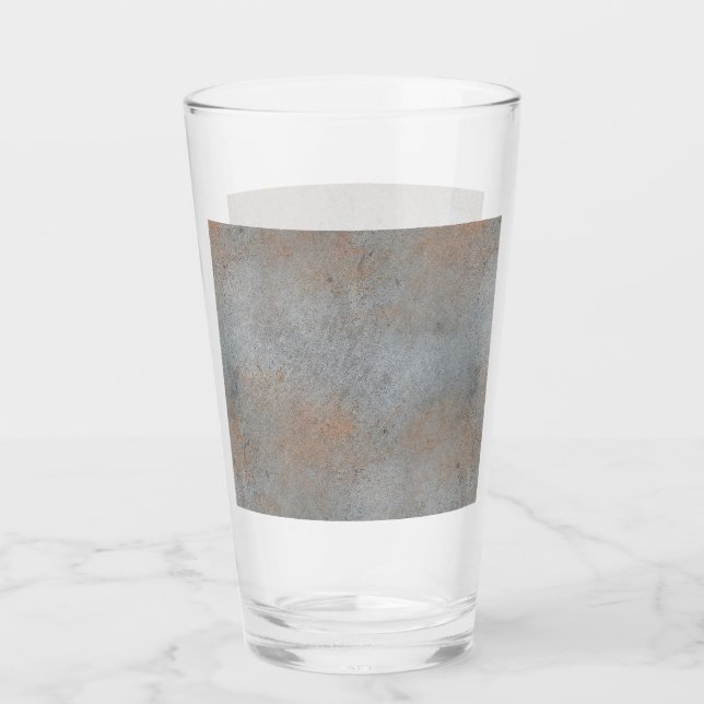 Weicher Betonpfosten mit Clay-Bild Glas (Vorderseite)