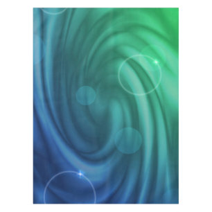 Weicher Blau und grüner Farbmix Tischdecke
