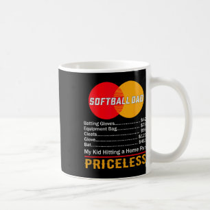 Weicher Dad Mein Kind schlägt einen Home Run unbez Kaffeetasse