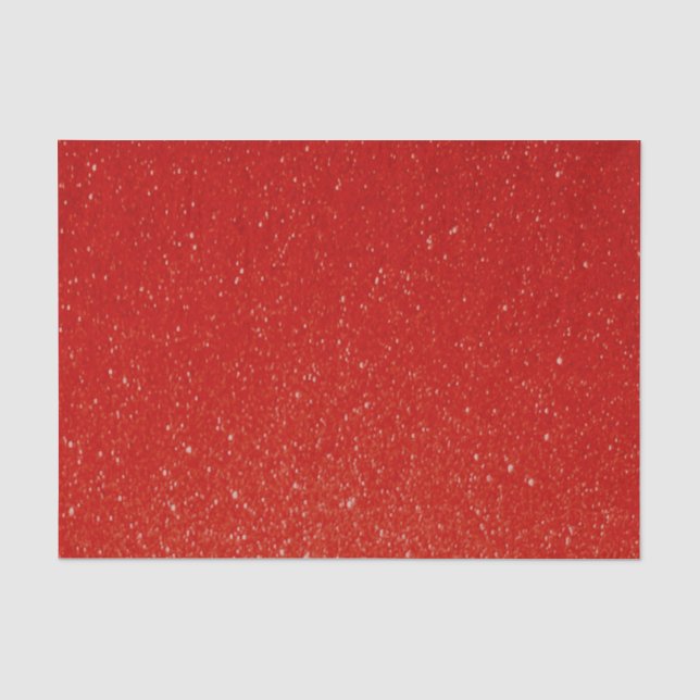 Weicher dunkelroter Glitzer-Druck Seidenpapier (Vorderseite)