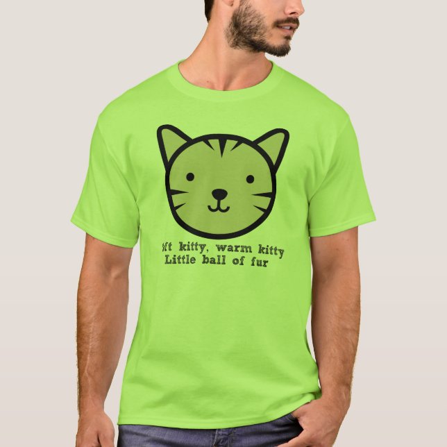 Weicher Kitty, warmer Kitty, wenig Ball des Pelz-T T-Shirt (Vorderseite)