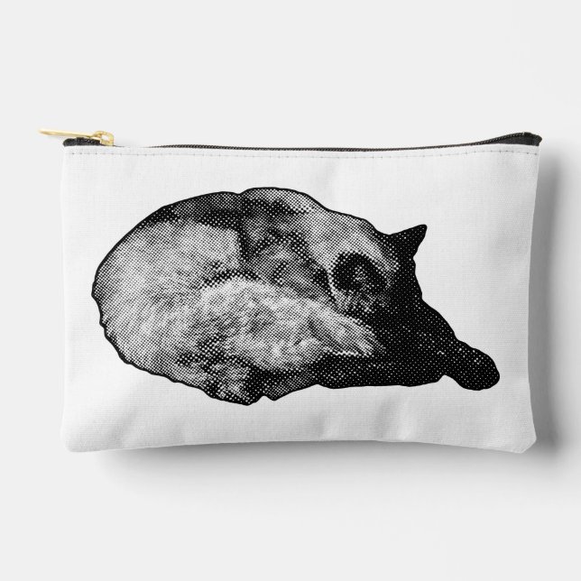 weicher Kornfalte Zubehörtasche (Vorderseite)