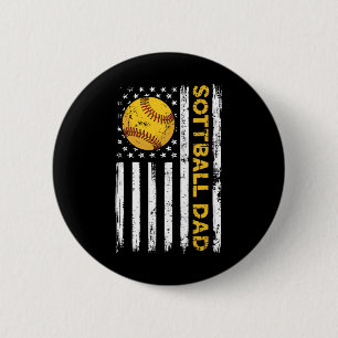 Weicher Papa USA Amerikanische Flagge Patriotische Button