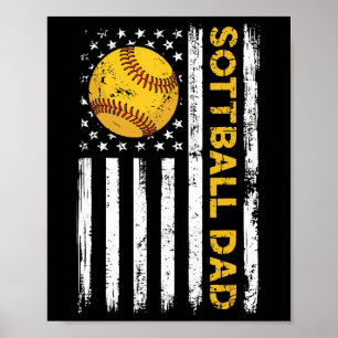 Weicher Papa Usa Amerikanische Flagge Patriotische Poster