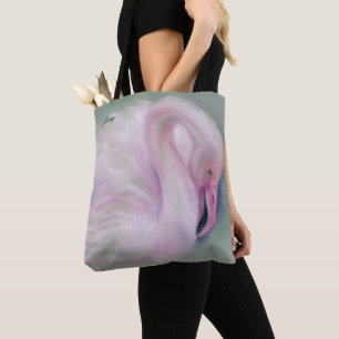 Weicher rosa Flamingo-Pastellpersonalisiertes