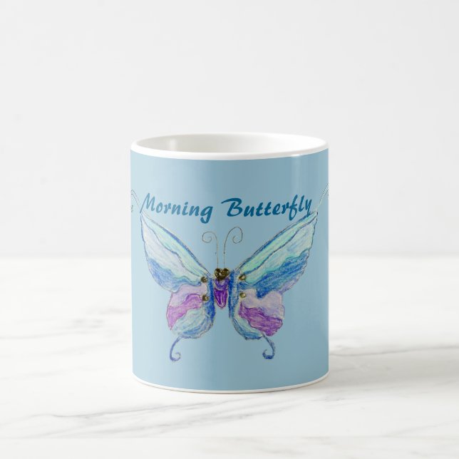 Weicher Schmetterling Kaffeetasse (Mittel)