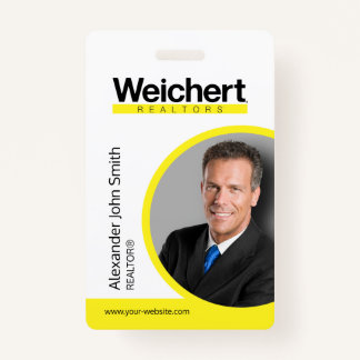 Weichert Realtors ID Card Abzeichen Ausweis