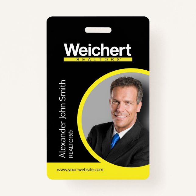 Weichert Realtors ID Card Abzeichen Ausweis (Vorderseite)