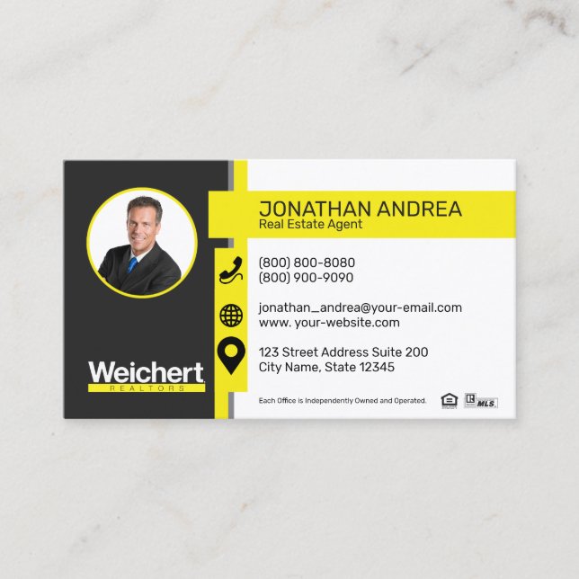 Weichert Realtors-Visitenkarte Visitenkarte (Vorderseite)